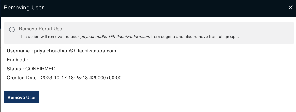 Remove User 