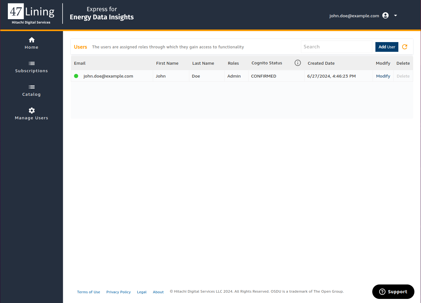 Manage Users