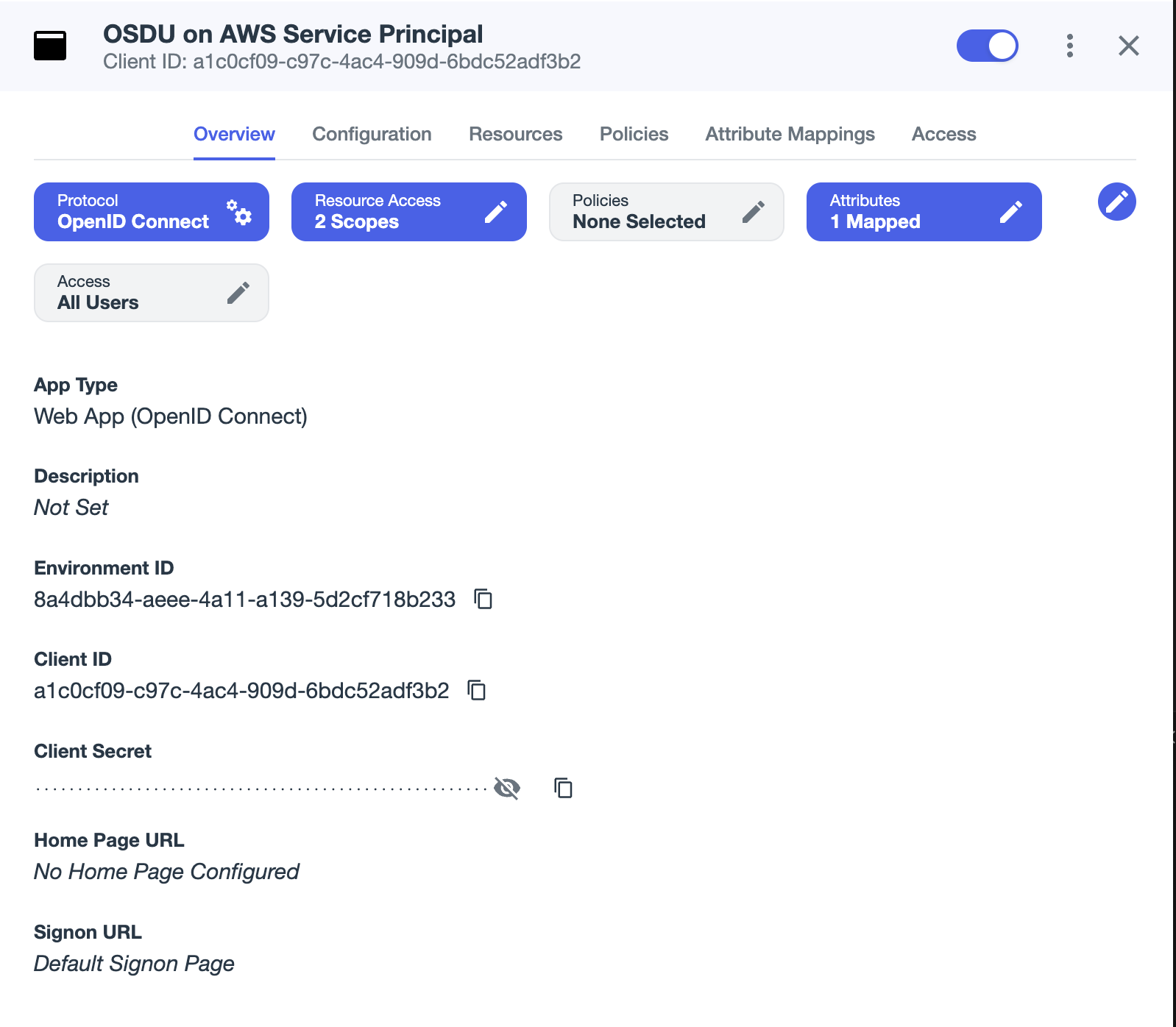 Ping Application for Service Complete