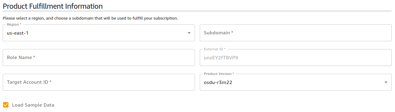 Product Fulfillment Information