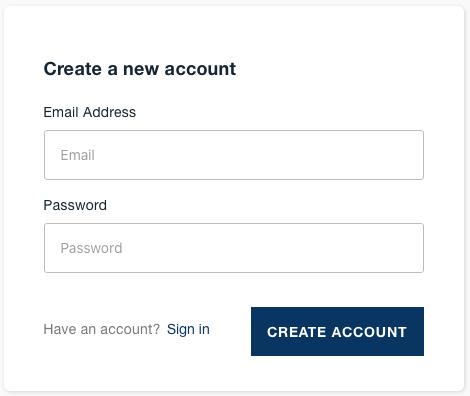 Create Account